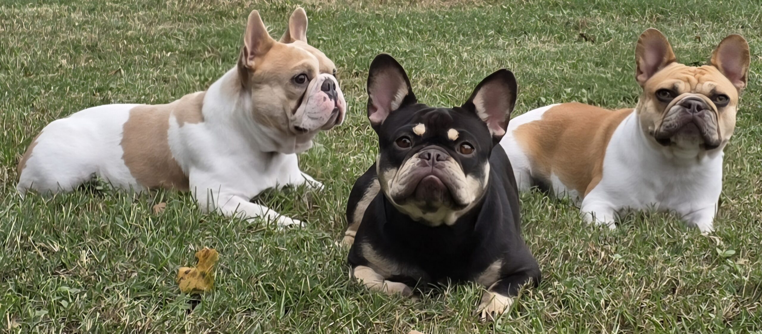 threeingrass_cropped Koko, Coral, and Ace, Paradise Coast Frenchies
